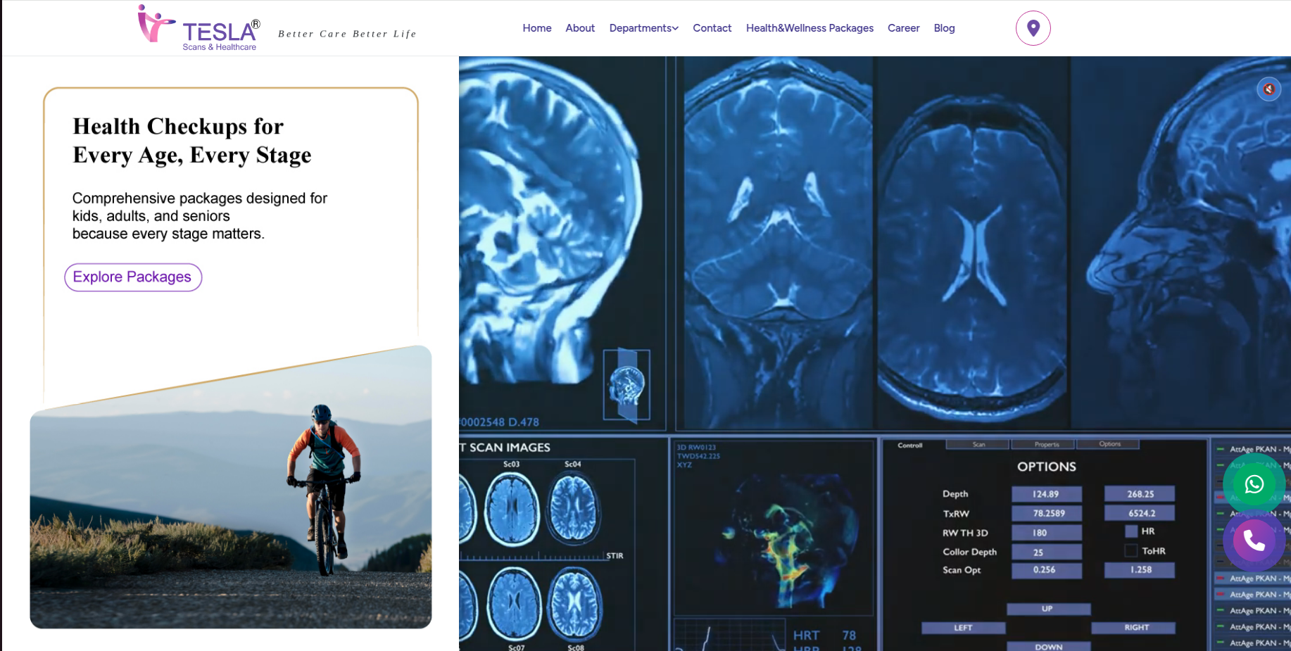 Tesla Healthcare— project preview